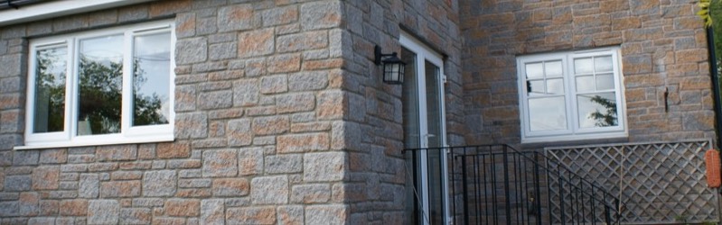 Natural stone house extension Torquay